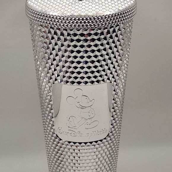 Disney Other - Disney Starbucks 2021 Silver Mickey Anniversary Textured Tumbler